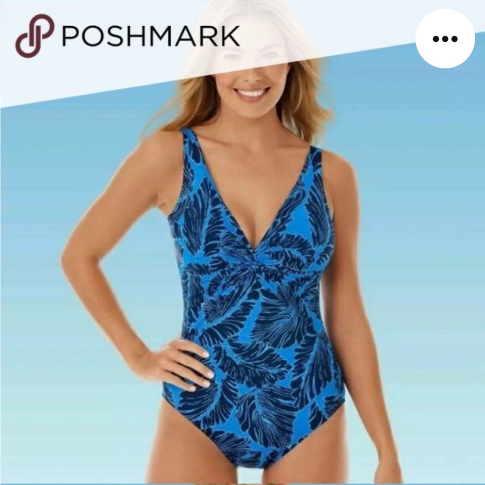 NWOT DREAMSUIT TROPICAL ONE PIECE size 8